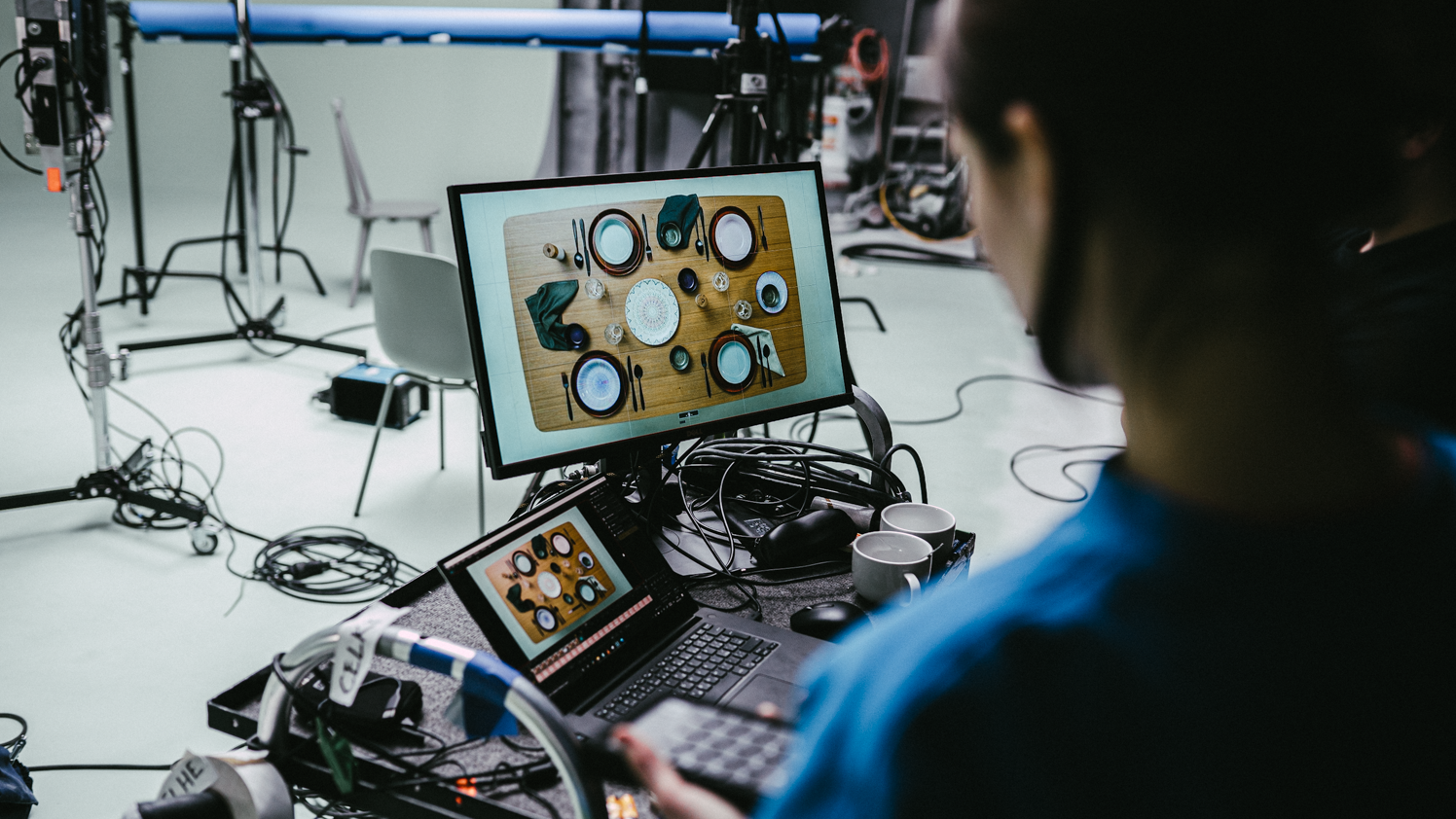 Monitoring při natáčení produktového videa